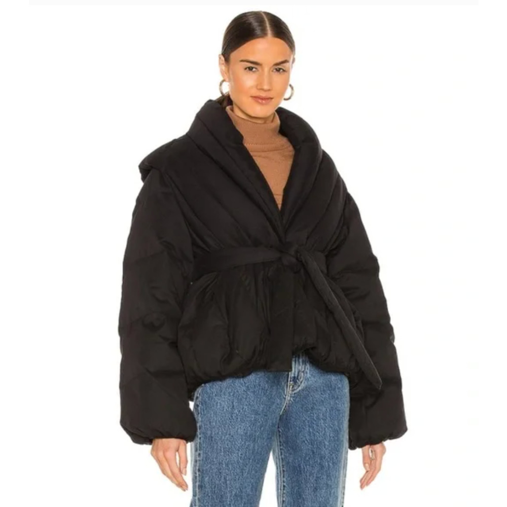 EAVES REVOLVE Brigitte Black Puffer Jacket
